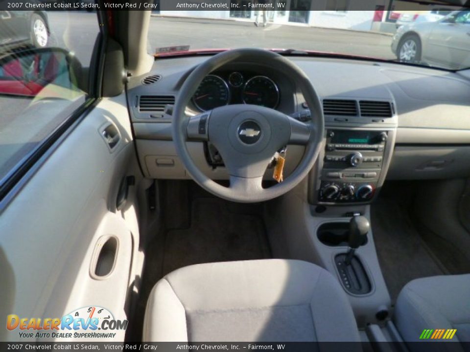 2007 Chevrolet Cobalt LS Sedan Victory Red / Gray Photo #14