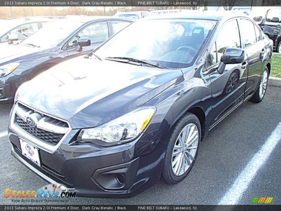 2013 Subaru Impreza 2.0i Premium 4 Door Dark Gray Metallic / Black Photo #1