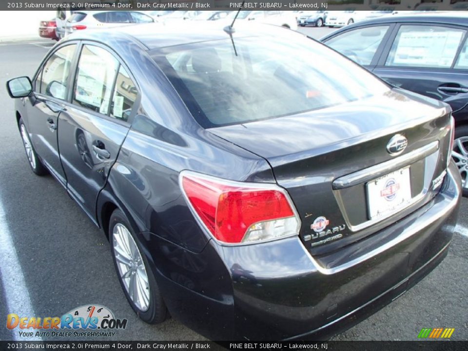 2013 Subaru Impreza 2.0i Premium 4 Door Dark Gray Metallic / Black Photo #2