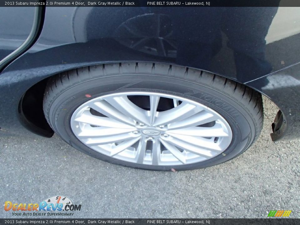 2013 Subaru Impreza 2.0i Premium 4 Door Dark Gray Metallic / Black Photo #3