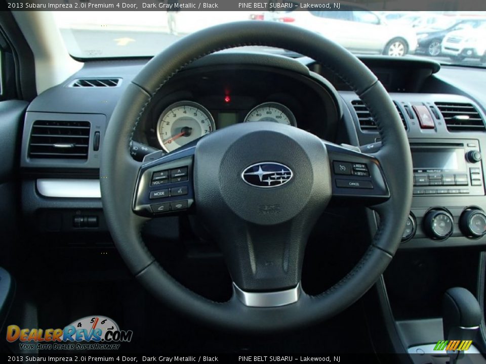 2013 Subaru Impreza 2.0i Premium 4 Door Dark Gray Metallic / Black Photo #7