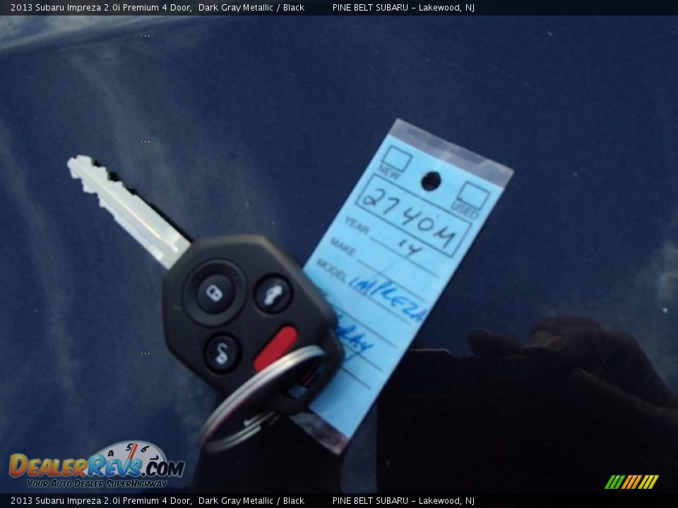 2013 Subaru Impreza 2.0i Premium 4 Door Dark Gray Metallic / Black Photo #8