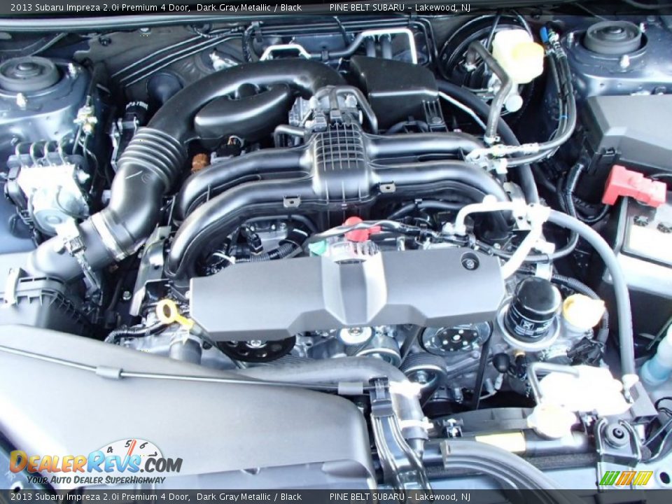 2013 Subaru Impreza 2.0i Premium 4 Door Dark Gray Metallic / Black Photo #11