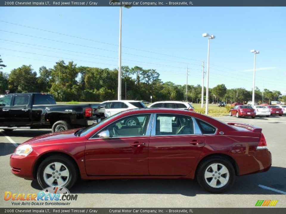 2008 Chevrolet Impala LT Red Jewel Tintcoat / Gray Photo #2
