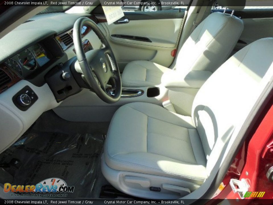 2008 Chevrolet Impala LT Red Jewel Tintcoat / Gray Photo #4