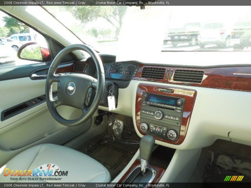 2008 Chevrolet Impala LT Red Jewel Tintcoat / Gray Photo #11