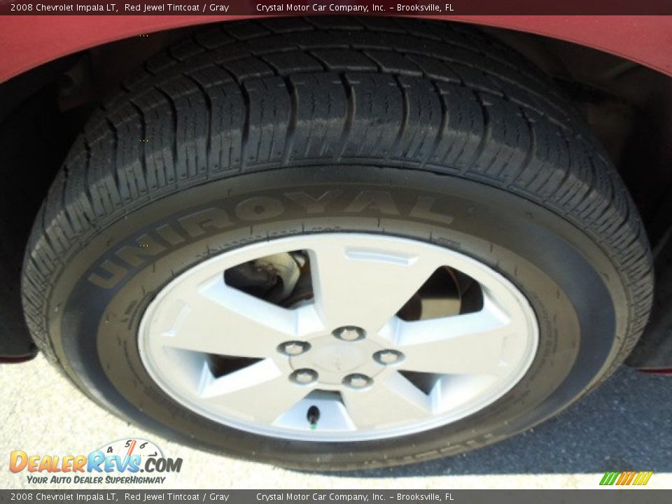2008 Chevrolet Impala LT Red Jewel Tintcoat / Gray Photo #14