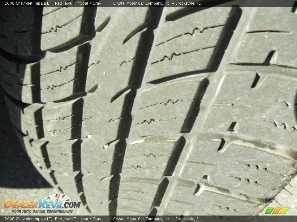2008 Chevrolet Impala LT Red Jewel Tintcoat / Gray Photo #15