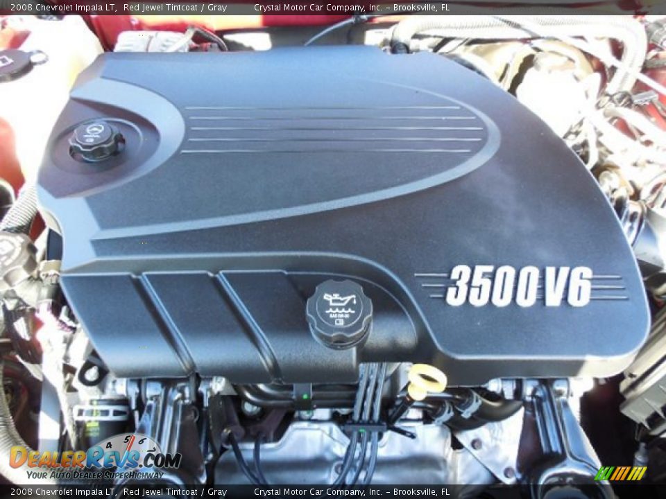2008 Chevrolet Impala LT Red Jewel Tintcoat / Gray Photo #16