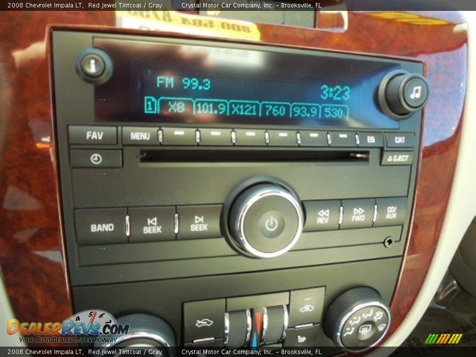 2008 Chevrolet Impala LT Red Jewel Tintcoat / Gray Photo #19