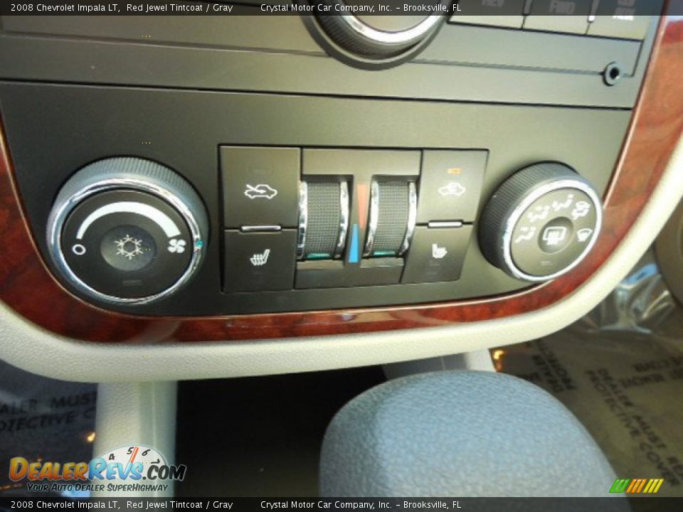 2008 Chevrolet Impala LT Red Jewel Tintcoat / Gray Photo #20