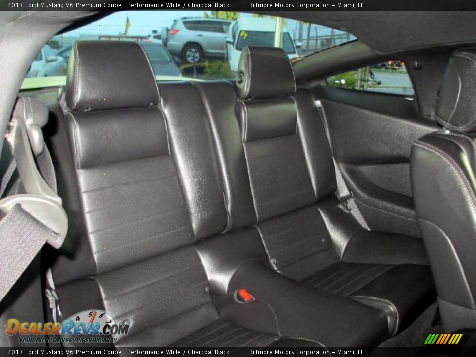 2013 Ford Mustang V6 Premium Coupe Performance White / Charcoal Black Photo #13