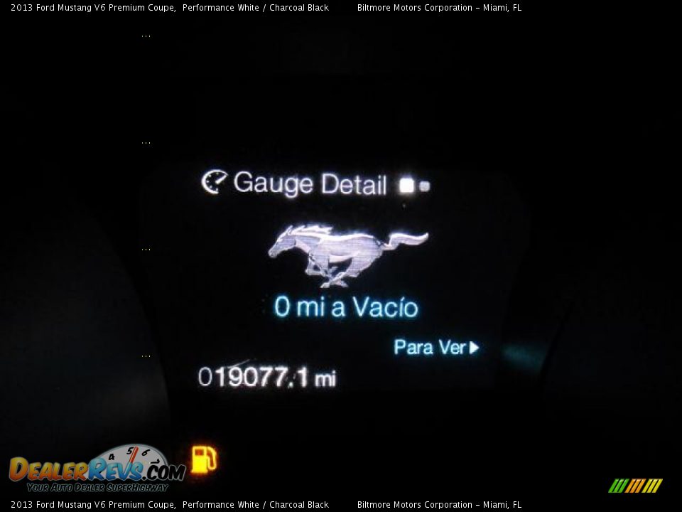 2013 Ford Mustang V6 Premium Coupe Performance White / Charcoal Black Photo #16