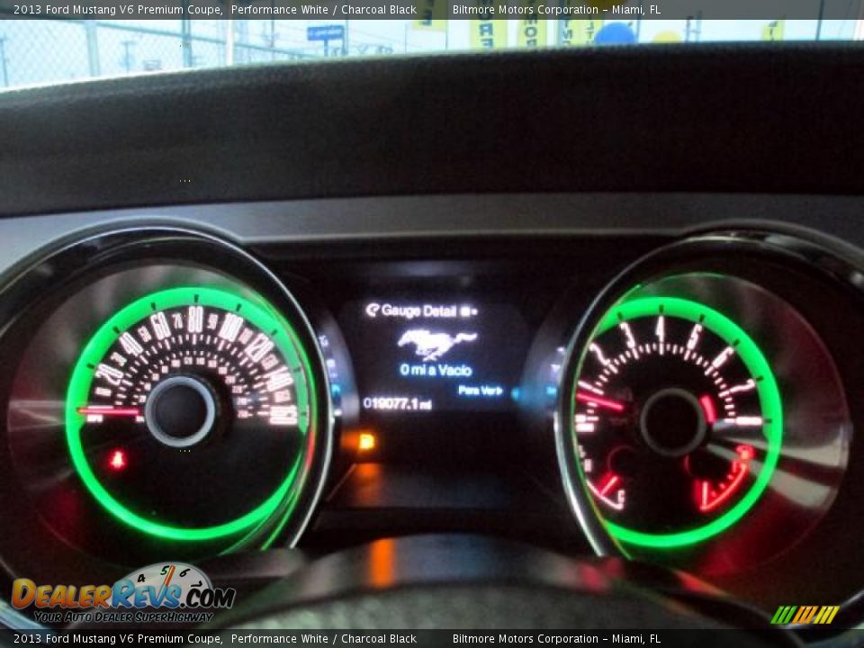 2013 Ford Mustang V6 Premium Coupe Gauges Photo #17