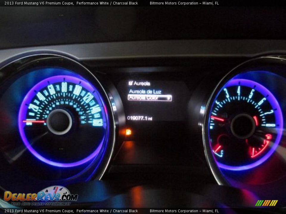 2013 Ford Mustang V6 Premium Coupe Gauges Photo #18