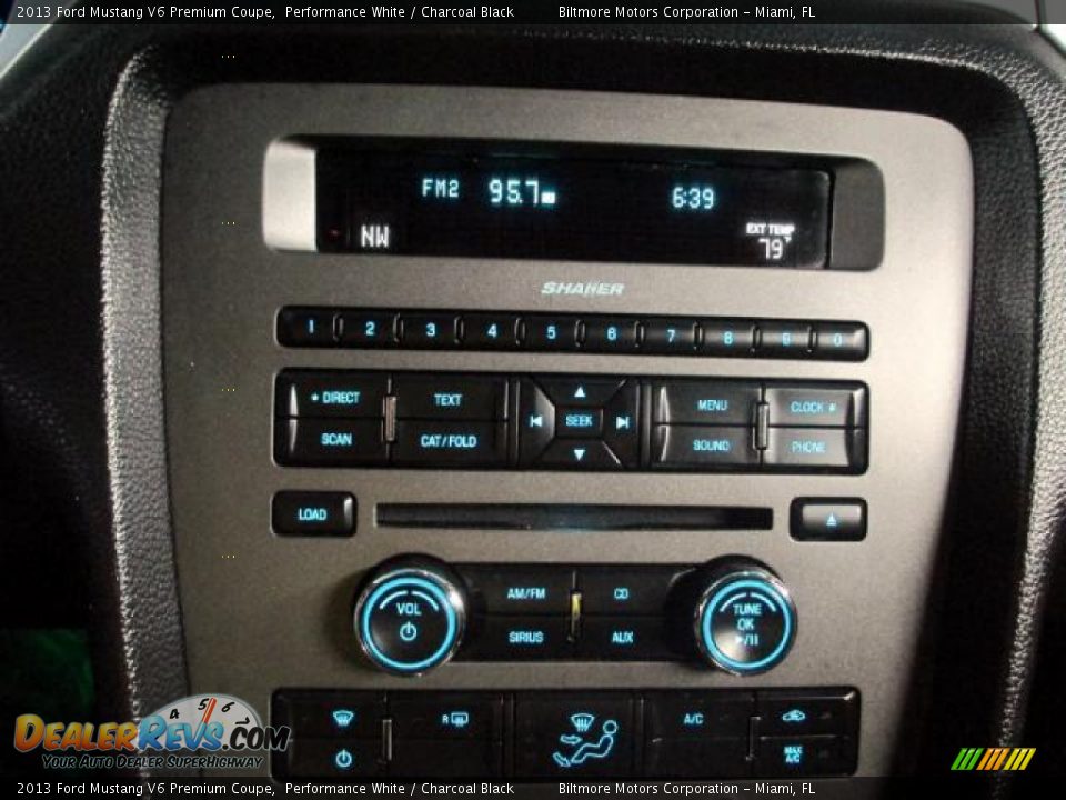 2013 Ford Mustang V6 Premium Coupe Performance White / Charcoal Black Photo #19