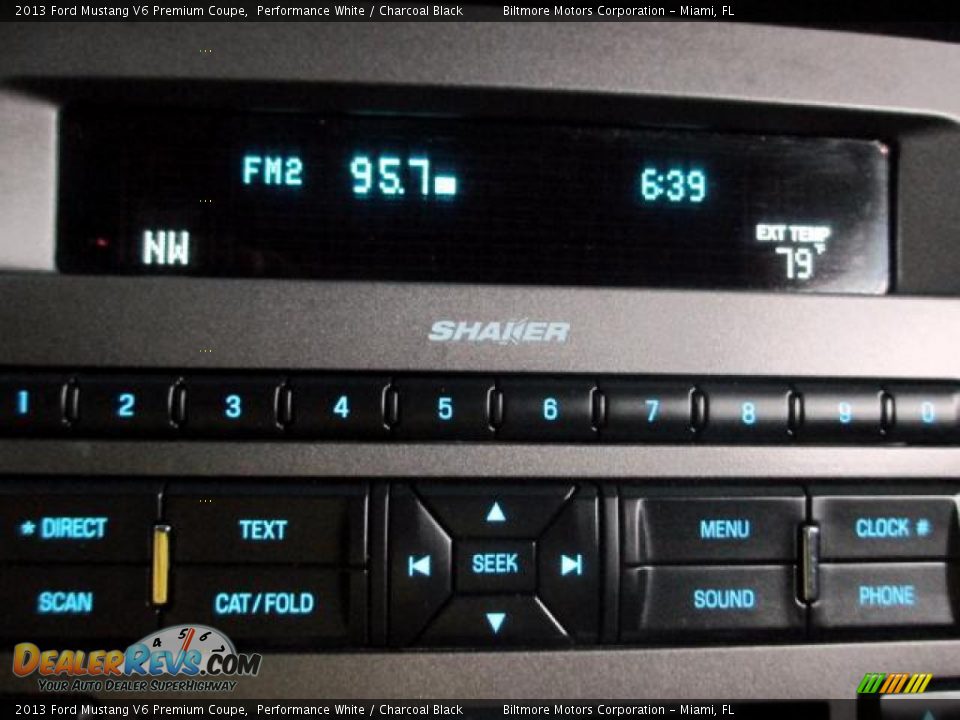 2013 Ford Mustang V6 Premium Coupe Performance White / Charcoal Black Photo #20