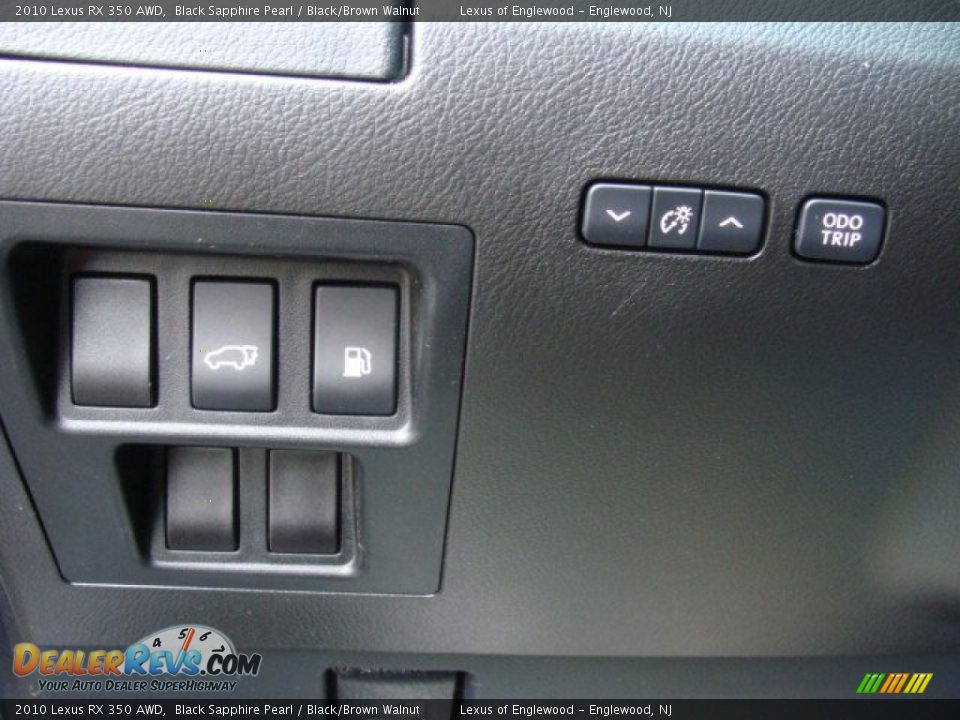 2010 Lexus RX 350 AWD Black Sapphire Pearl / Black/Brown Walnut Photo #12