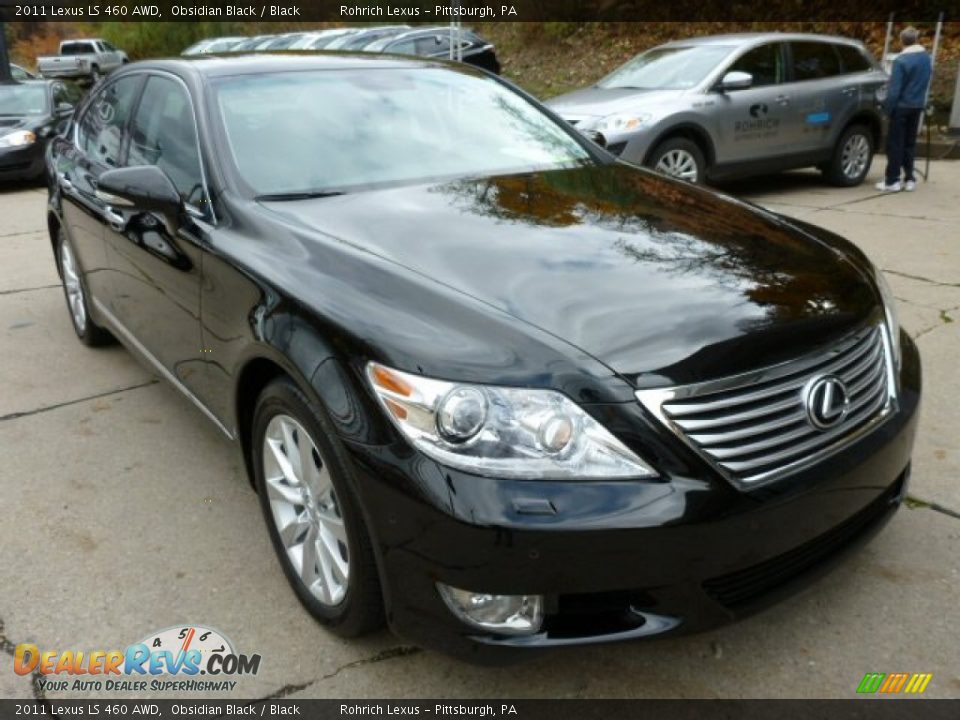 Front 3/4 View of 2011 Lexus LS 460 AWD Photo #3