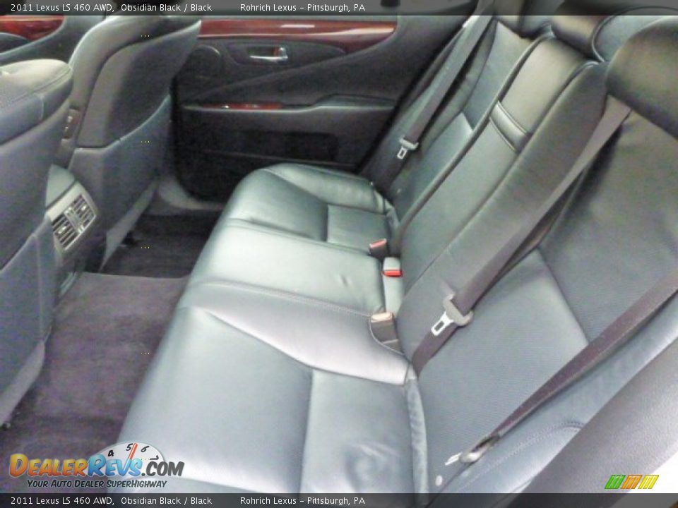 Rear Seat of 2011 Lexus LS 460 AWD Photo #5