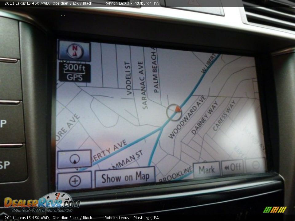 2011 Lexus LS 460 AWD Obsidian Black / Black Photo #7