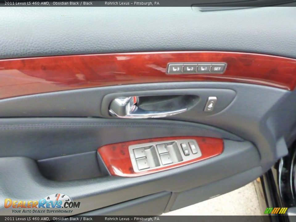 2011 Lexus LS 460 AWD Obsidian Black / Black Photo #9