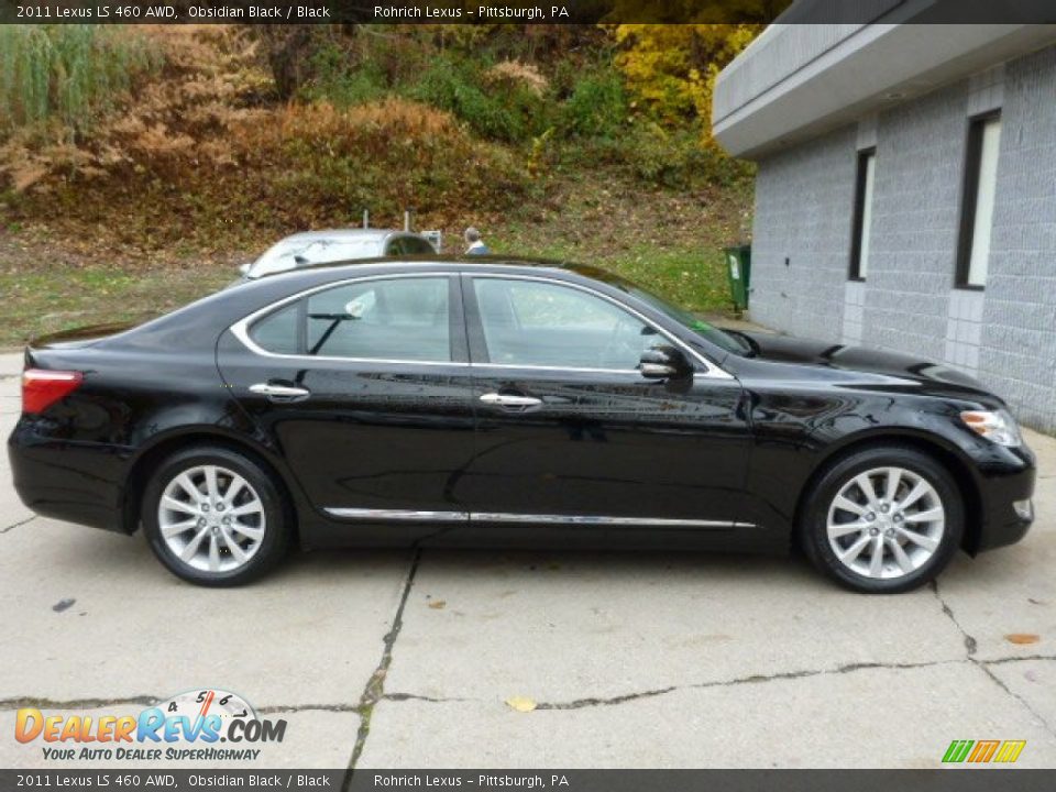 Obsidian Black 2011 Lexus LS 460 AWD Photo #12