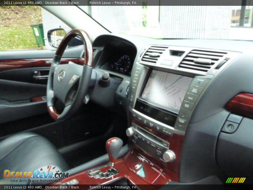 2011 Lexus LS 460 AWD Obsidian Black / Black Photo #14