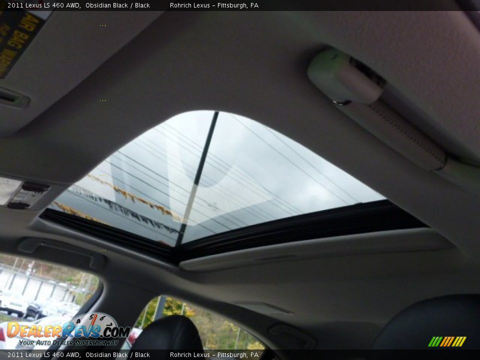 2011 Lexus LS 460 AWD Obsidian Black / Black Photo #17
