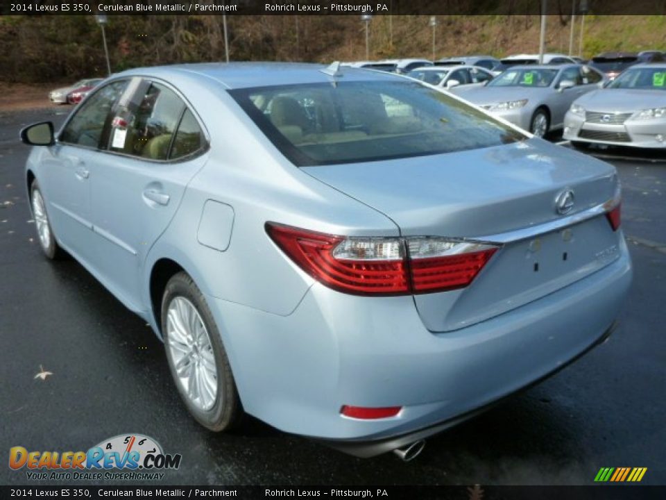 Cerulean Blue Metallic 2014 Lexus ES 350 Photo #2