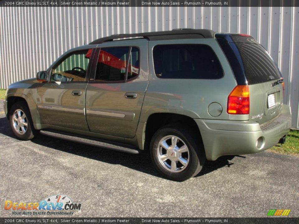 2004 GMC Envoy XL SLT 4x4 Silver Green Metallic / Medium Pewter Photo #3