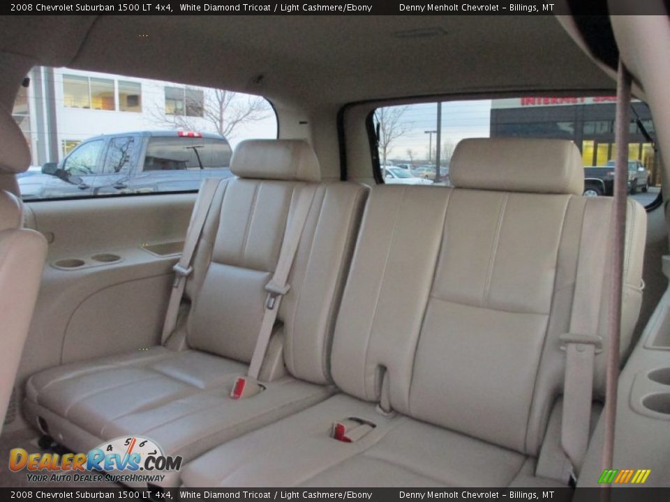 2008 Chevrolet Suburban 1500 LT 4x4 White Diamond Tricoat / Light Cashmere/Ebony Photo #10