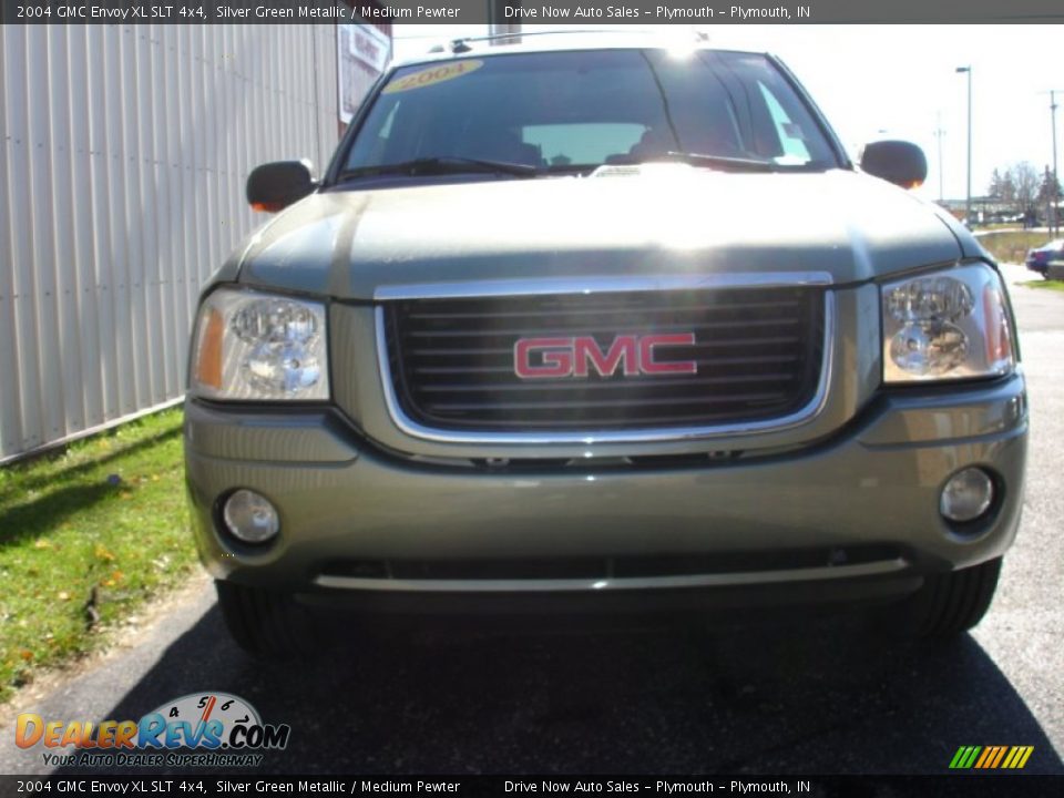 2004 GMC Envoy XL SLT 4x4 Silver Green Metallic / Medium Pewter Photo #4