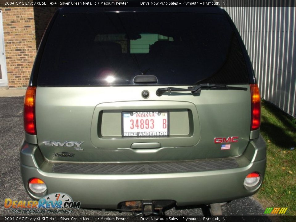 2004 GMC Envoy XL SLT 4x4 Silver Green Metallic / Medium Pewter Photo #5