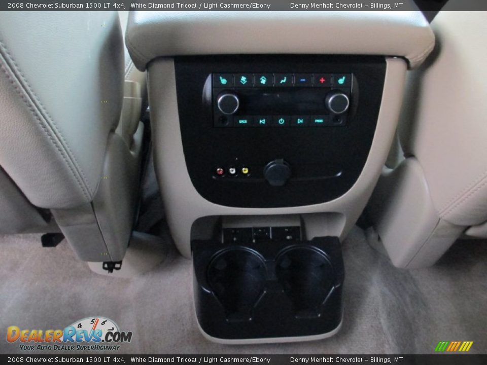 2008 Chevrolet Suburban 1500 LT 4x4 White Diamond Tricoat / Light Cashmere/Ebony Photo #12
