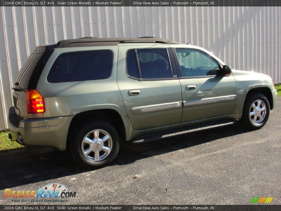 2004 GMC Envoy XL SLT 4x4 Silver Green Metallic / Medium Pewter Photo #6