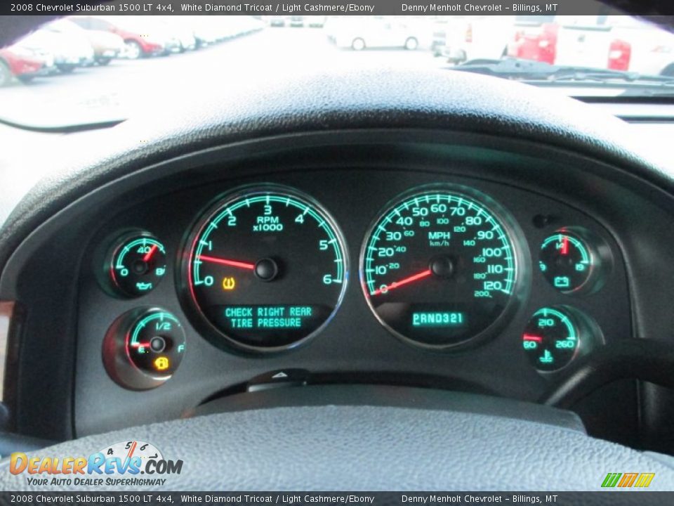 2008 Chevrolet Suburban 1500 LT 4x4 White Diamond Tricoat / Light Cashmere/Ebony Photo #18