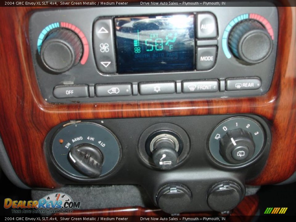 2004 GMC Envoy XL SLT 4x4 Silver Green Metallic / Medium Pewter Photo #14