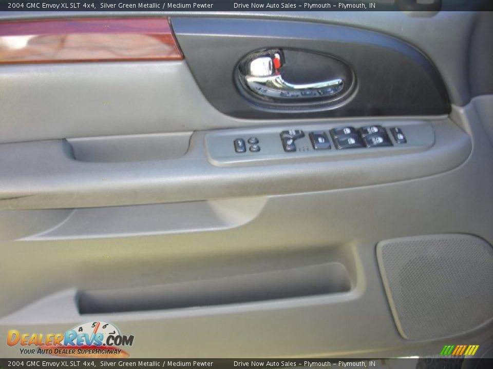 2004 GMC Envoy XL SLT 4x4 Silver Green Metallic / Medium Pewter Photo #21