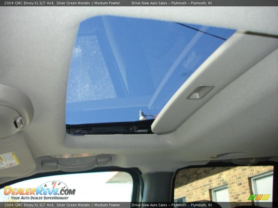 2004 GMC Envoy XL SLT 4x4 Silver Green Metallic / Medium Pewter Photo #23