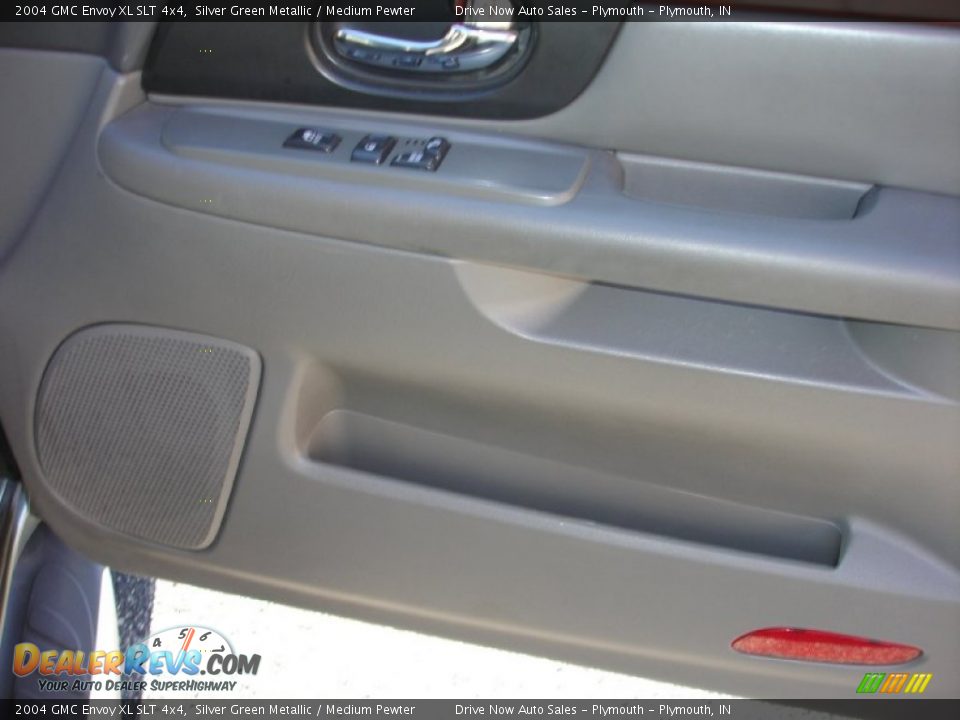 2004 GMC Envoy XL SLT 4x4 Silver Green Metallic / Medium Pewter Photo #25