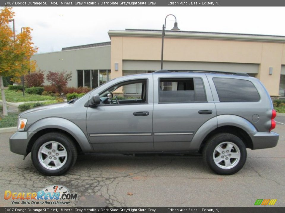 2007 Dodge Durango SLT 4x4 Mineral Gray Metallic / Dark Slate Gray/Light Slate Gray Photo #3