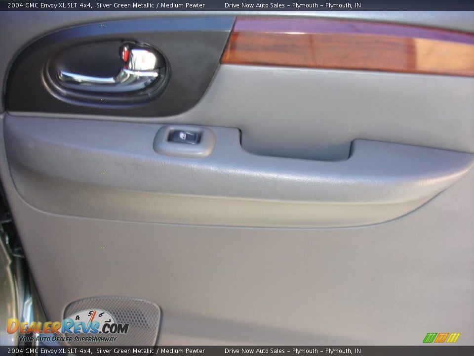2004 GMC Envoy XL SLT 4x4 Silver Green Metallic / Medium Pewter Photo #27