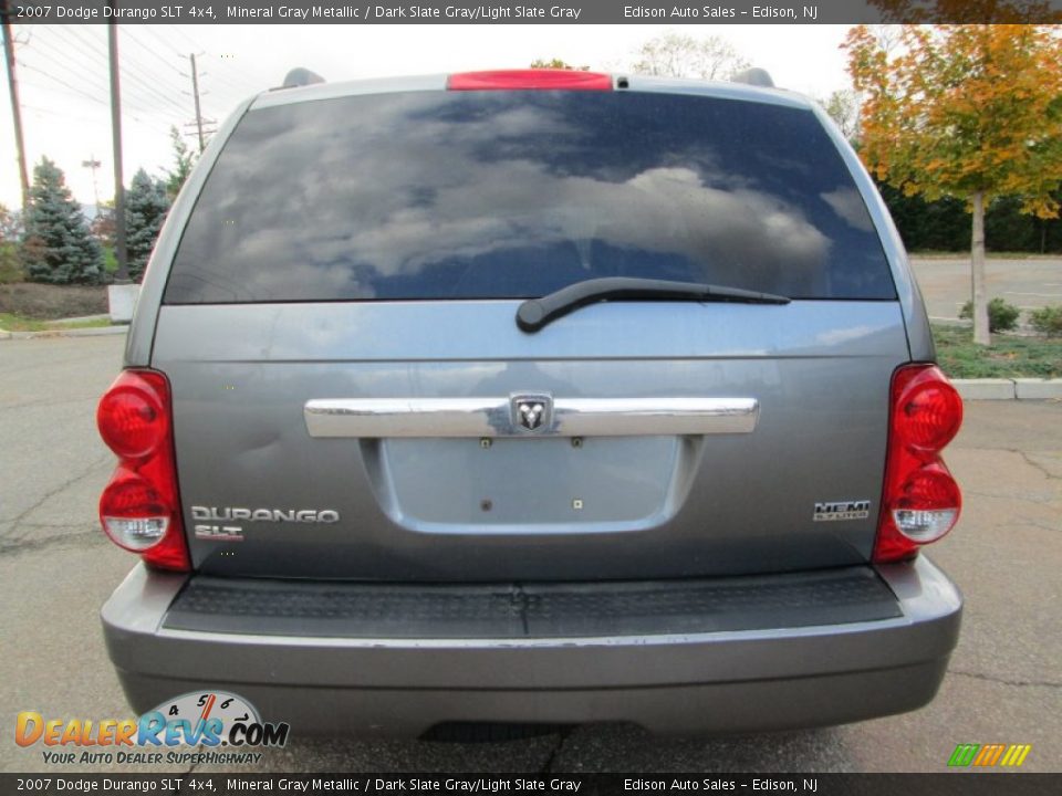 2007 Dodge Durango SLT 4x4 Mineral Gray Metallic / Dark Slate Gray/Light Slate Gray Photo #6