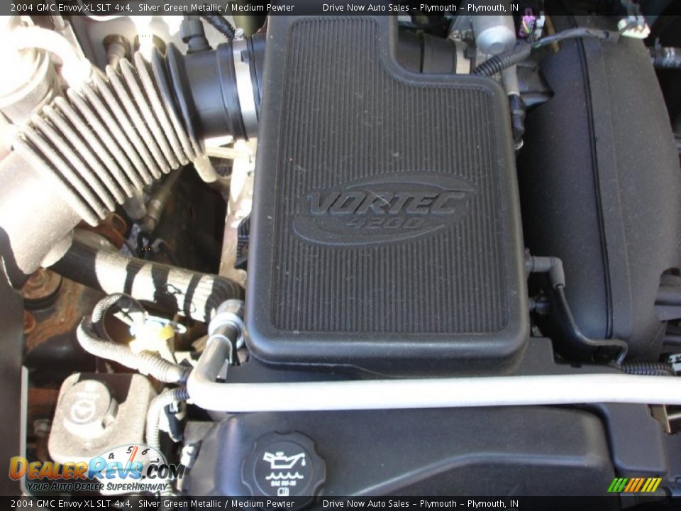 2004 GMC Envoy XL SLT 4x4 Silver Green Metallic / Medium Pewter Photo #33