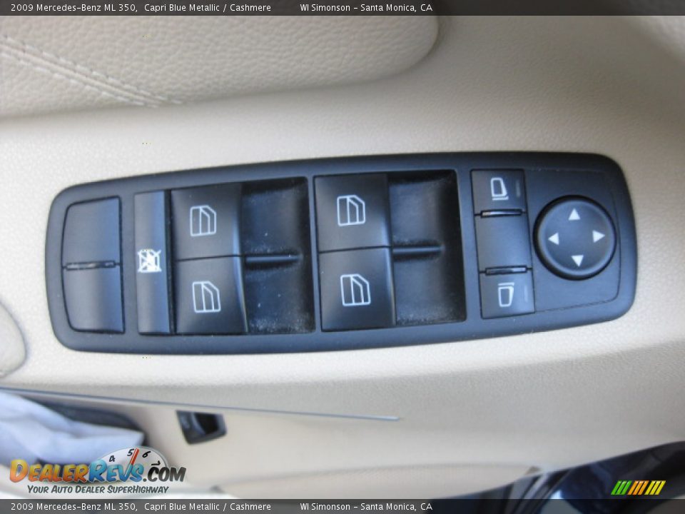 2009 Mercedes-Benz ML 350 Capri Blue Metallic / Cashmere Photo #8