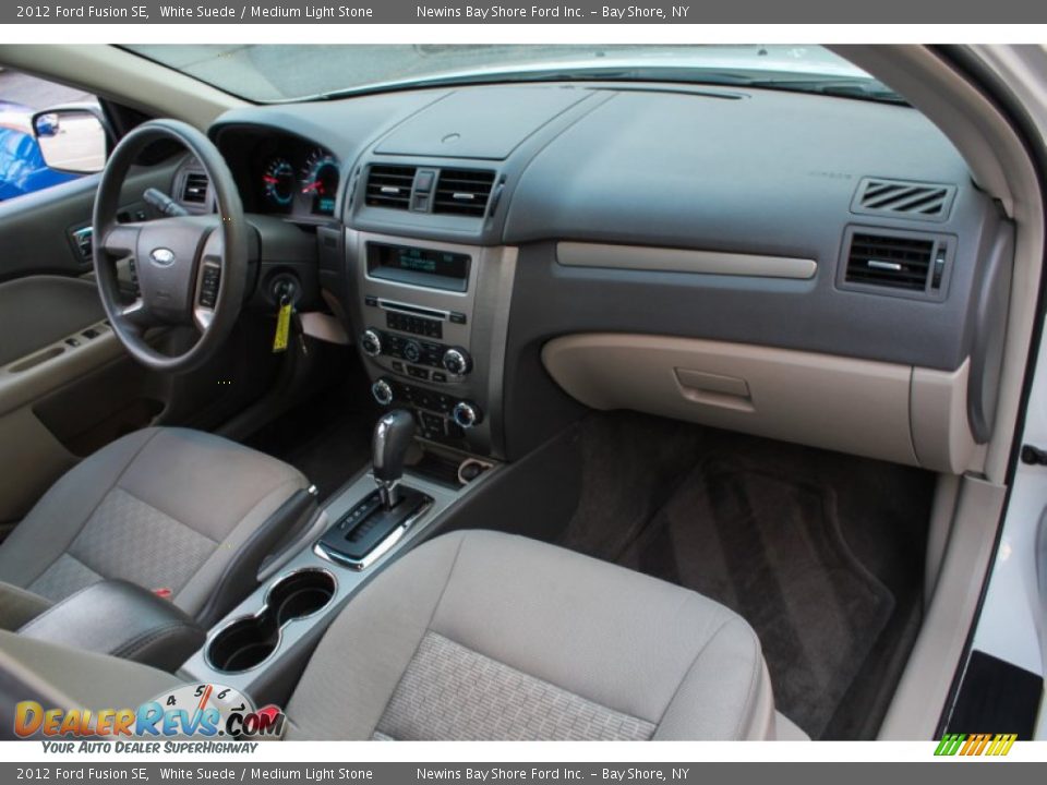 2012 Ford Fusion SE White Suede / Medium Light Stone Photo #7