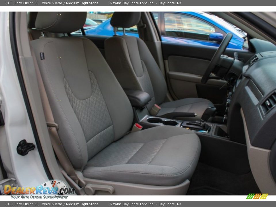 2012 Ford Fusion SE White Suede / Medium Light Stone Photo #8