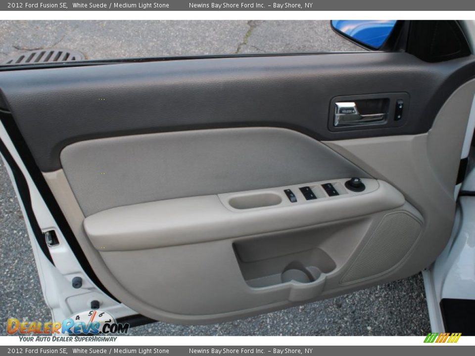 2012 Ford Fusion SE White Suede / Medium Light Stone Photo #9
