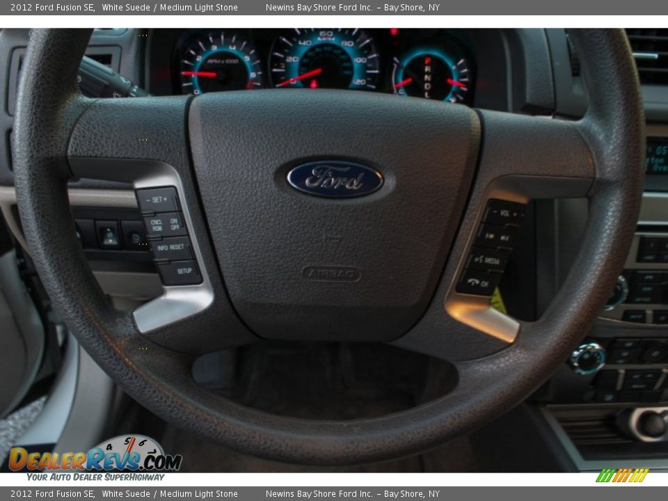 2012 Ford Fusion SE White Suede / Medium Light Stone Photo #12